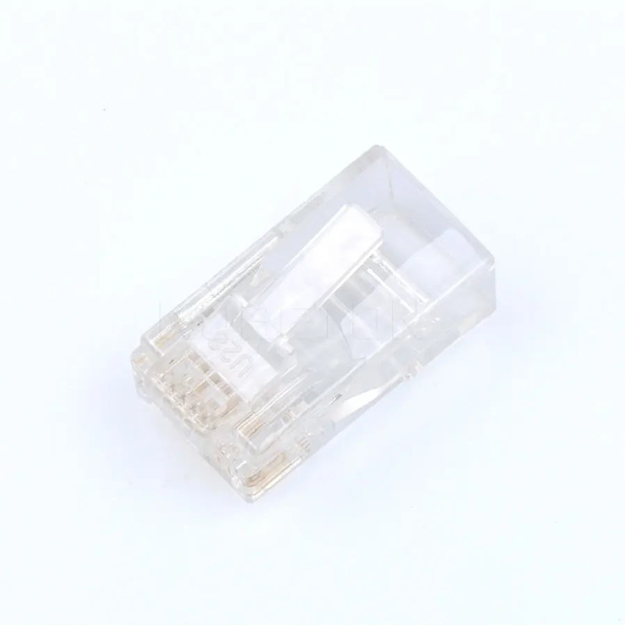 Модульная кабельная головка Kebidu 10 шт. RJ45 RJ 45 CAT5 CAT5E разъем Ethernet позолоченный для
