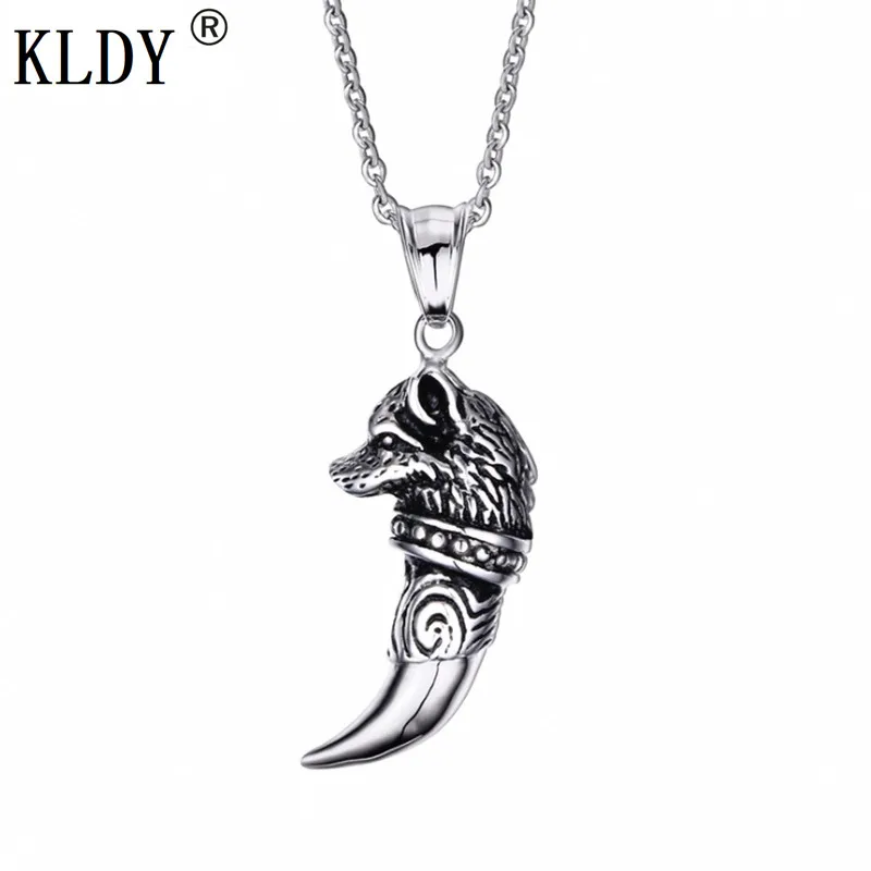 Кулон в виде зуба из нержавеющей стали винтажном стиле | Украшения и аксессуары