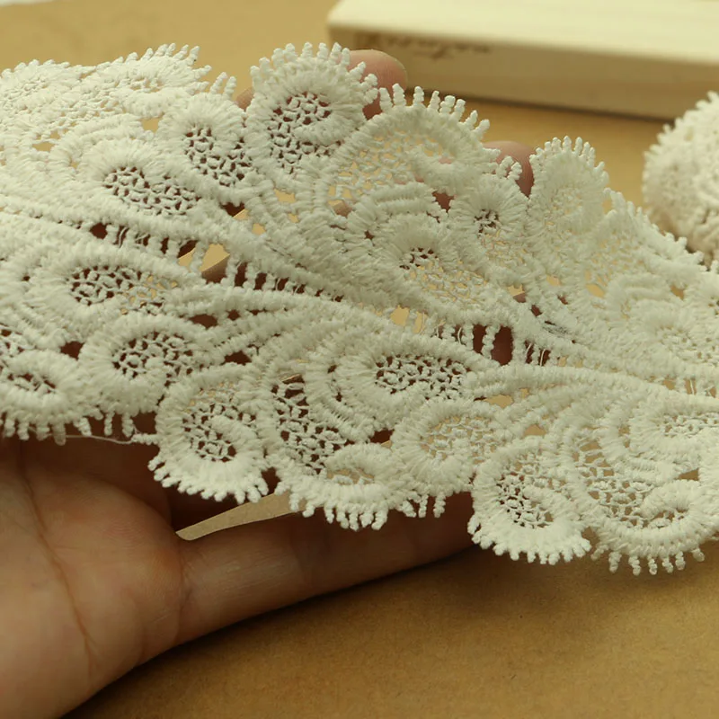 2 ярда 7 см хлопковая кружевная ткань сделай сам Цветочная подарочная лента