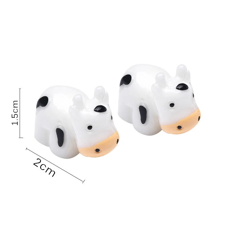 Новые животные коровы Фея Сад миниатюрные гномы моховые террариумы смолы