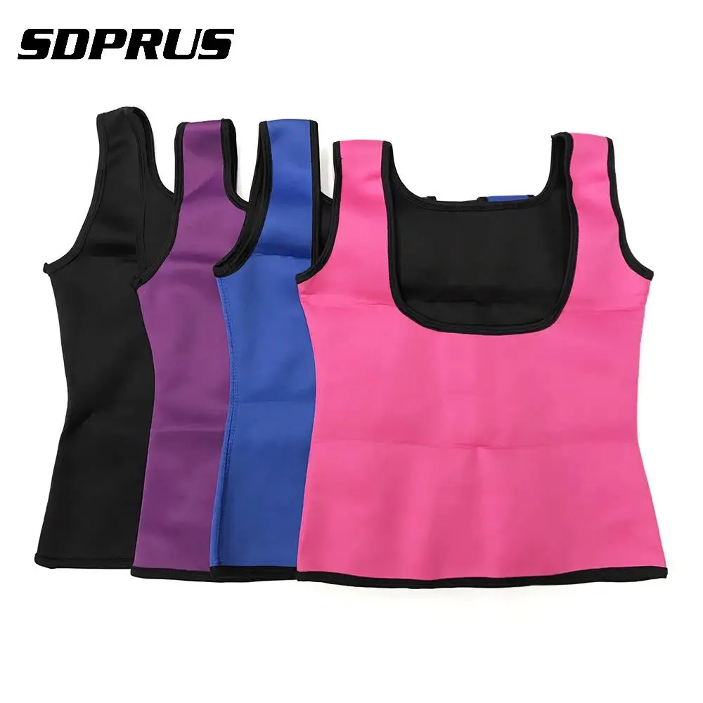 Women U style neoprene body shapers fat burner weight loss shapewear slimming waist trainer slim vest underbust cinchers | Женская