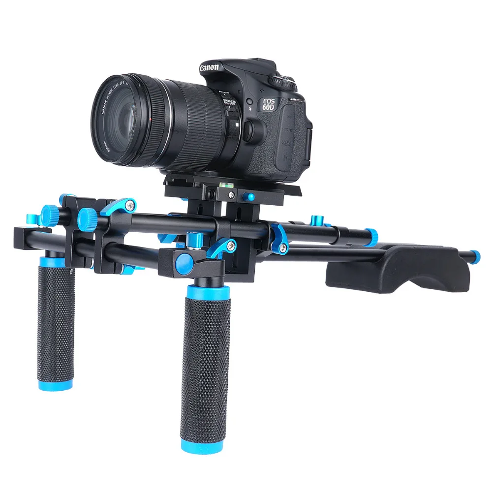 DSLR Rig плечевой стабилизатор для видеокамеры/Матовая коробка/Follow Focus Canon Nikon Sony Camera