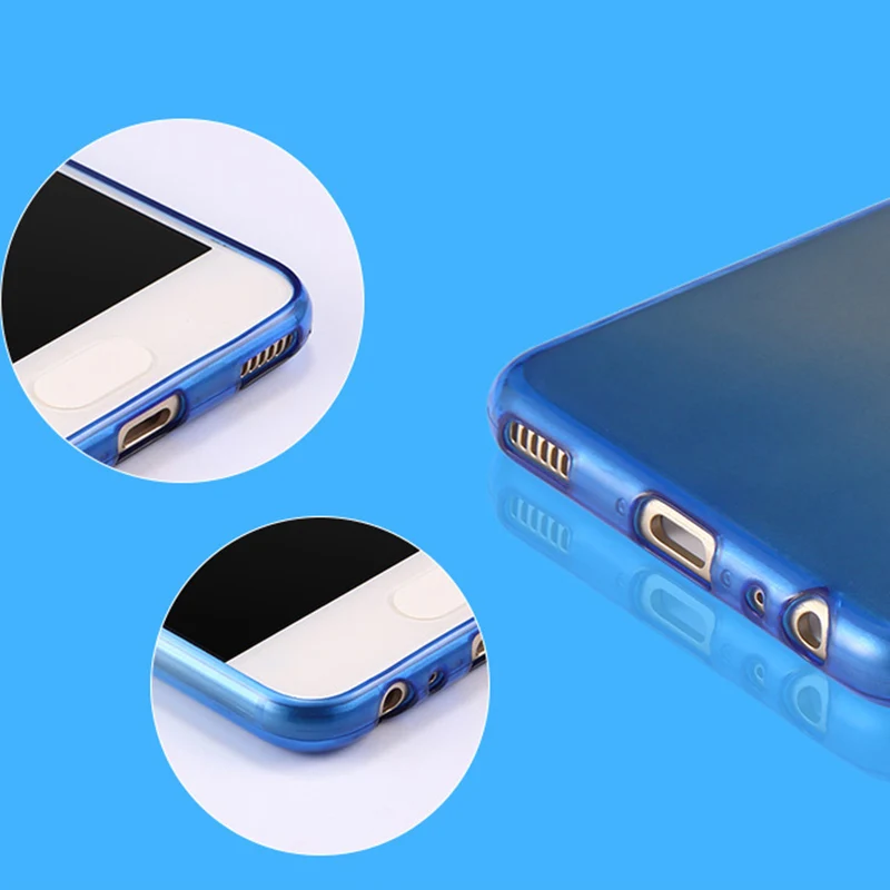 Cute Phone Case for Huawei P9 Plus 5.5 inch Ultrathin Soft 3D Silicone TPU Gradient Transparent Protection Back Cover Funda |