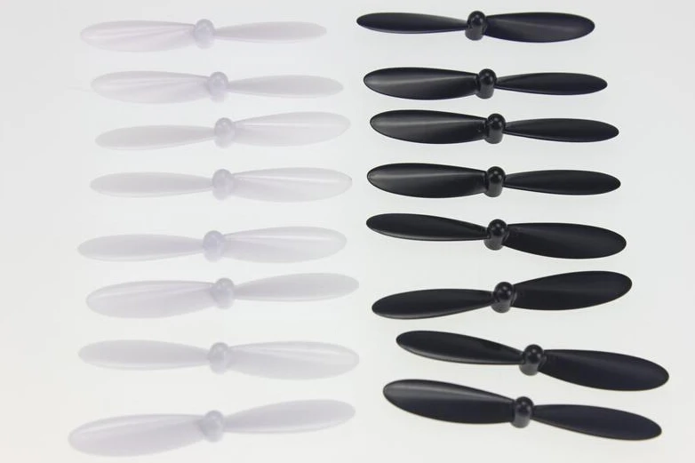 

F08517-4 4 sets X4 H107 Quadcopter propeller Propeller H107-A02 Black / White for H107 / H107L / H107C RC Helicopters