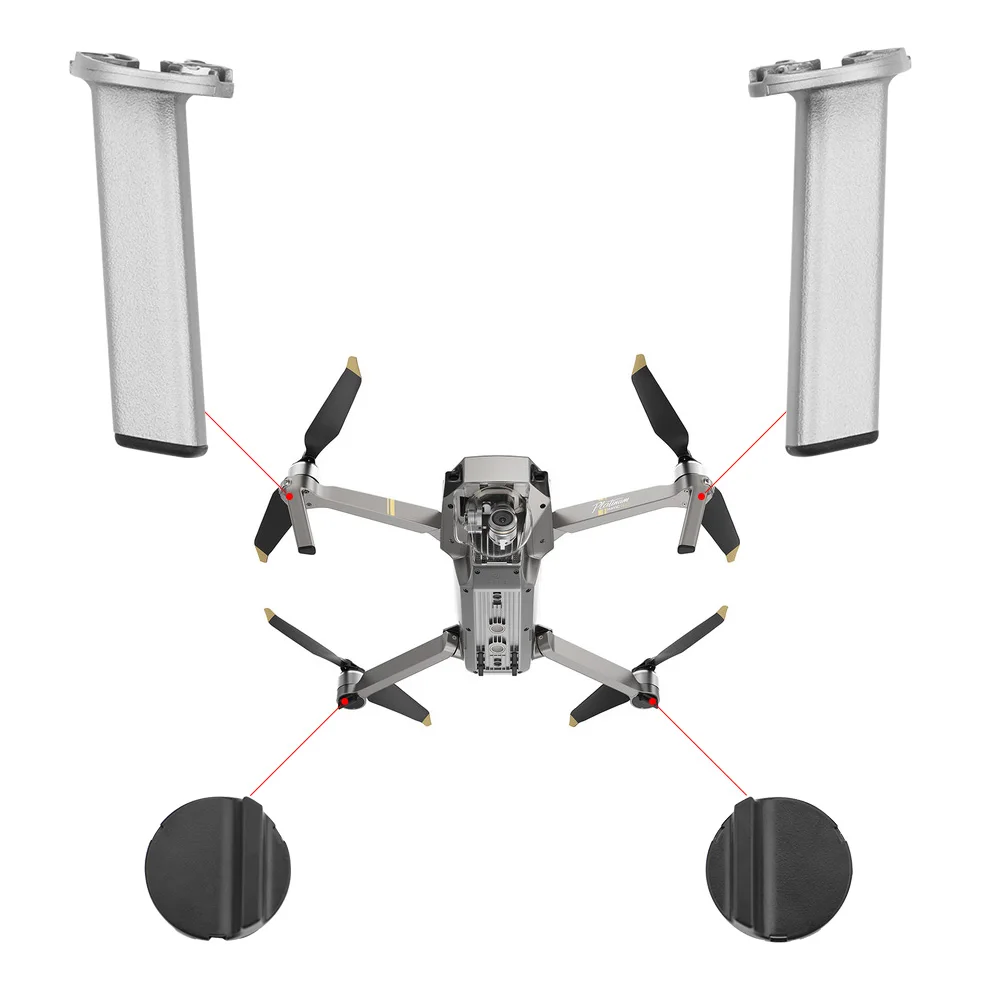 Оригинальная передняя Левая Правая подставка для шасси DJI Mavic Pro Platinum сменные