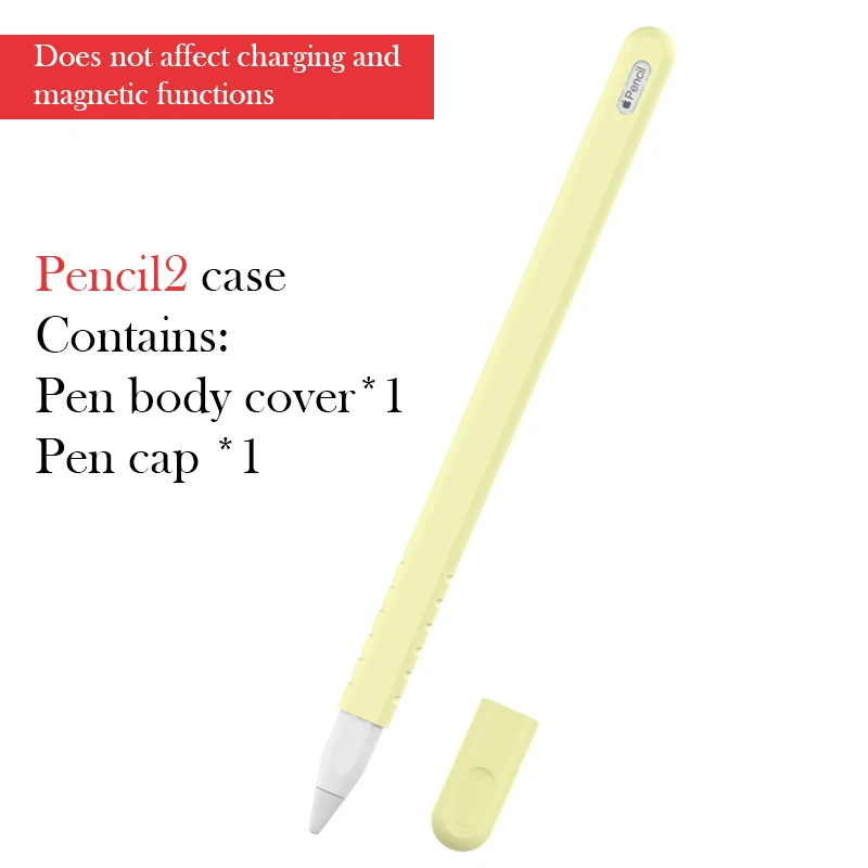 Противоскользящий силиконовый защитный чехол для Apple Pencil аксессуары держатель