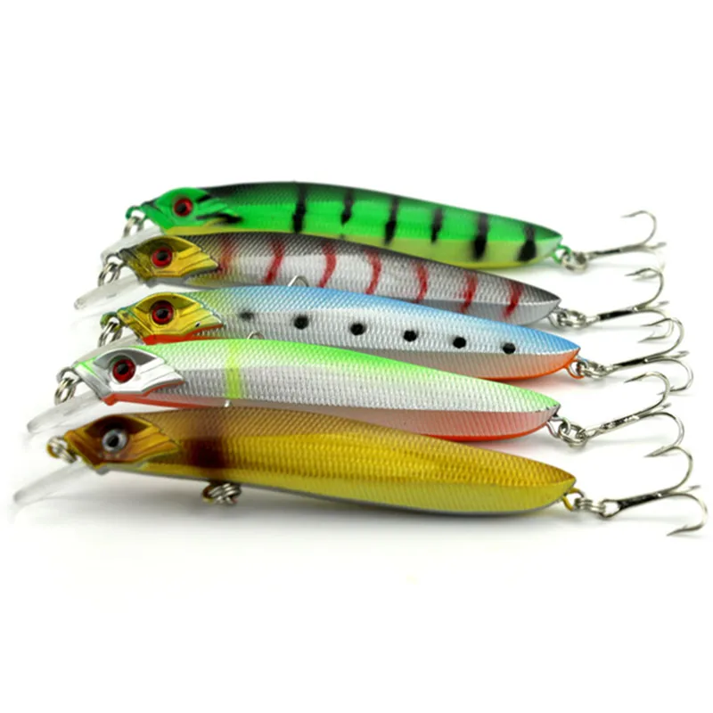 

New Products 8g 9cm Minnow fishing lures japan deepswim saltwater hard bait 3D eyes Plastic Crank bait Swimbait sinking wobbler