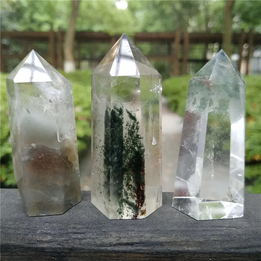 3 шт фантомные кристаллические палочки Ghost кварцевые точки сада Lodalite Scenic