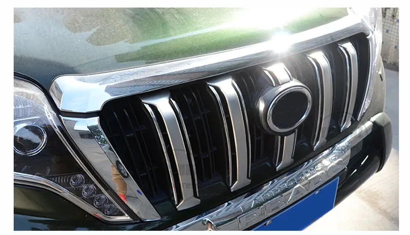 Хромированная решетка крышка для Toyota Land cruiser Prado 150 дверная ручка крышки аксессуары части автомобиля для toyota PRADO 150 YCSUNZ
