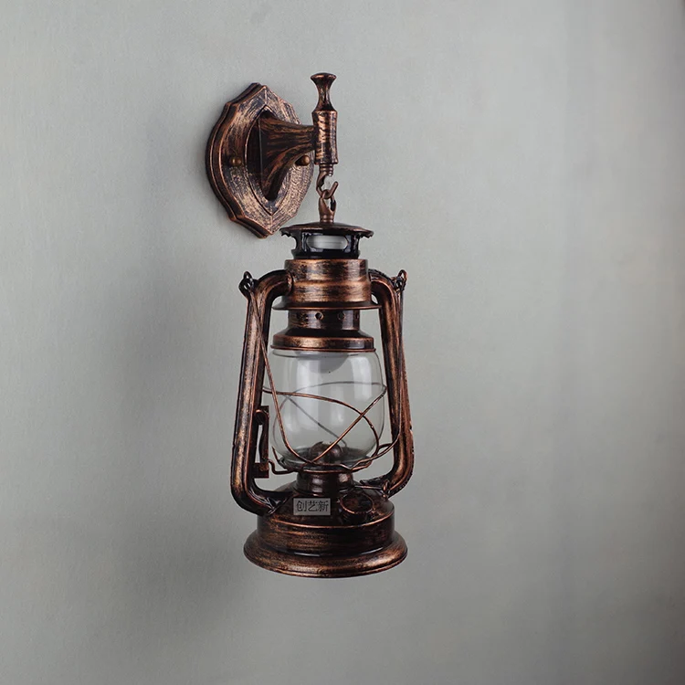 Современные керосиновые настенные лампы в стиле ретро светодиодные для гостиной