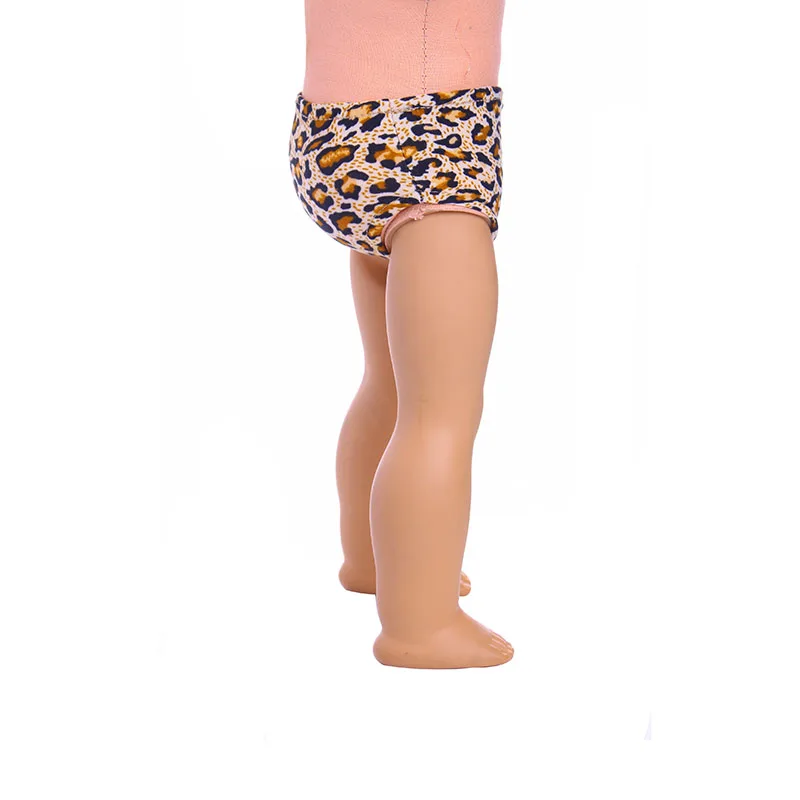 Handmade Doll Leopard pattern panties accessories Fit 18 Inch &amp43cm New baby doll Zapt Clothes | Игрушки и хобби