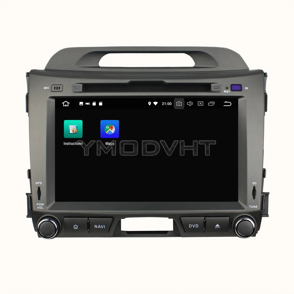 YMODVHT 8 дюймов Android 0 Восьмиядерный PX5 4 Гб ОЗУ 32 ПЗУ автомобильный DVD плеер Радио