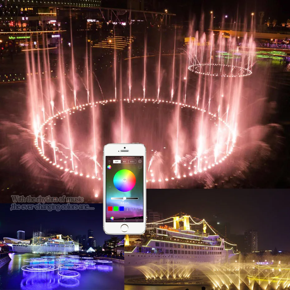 Миниатюрный Bluetooth-контроллер RGB музыкальный контроллер светильник световых лент