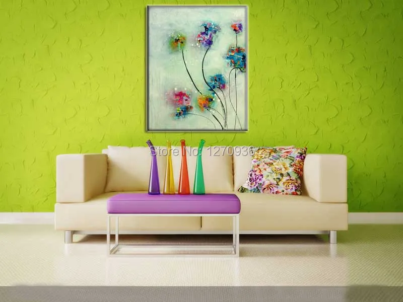 Высокое мастерство ручная работа Современная Абстрактная живопись красивый
