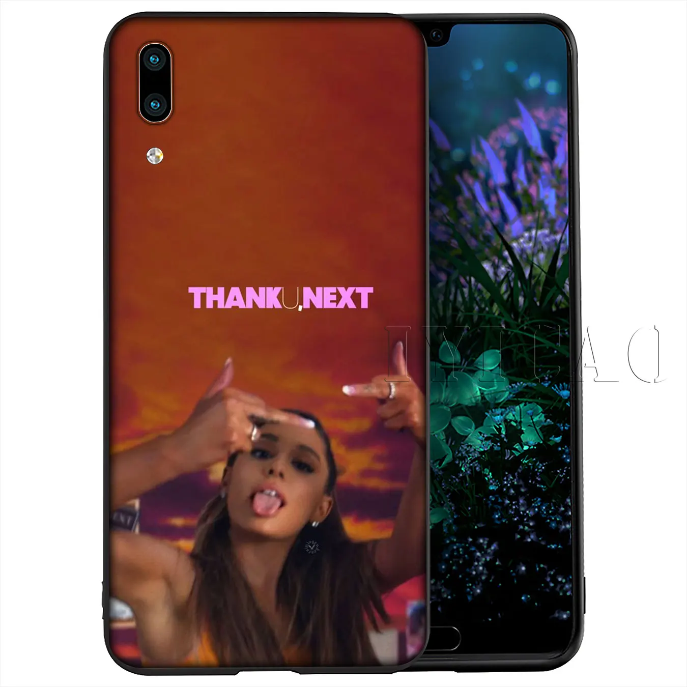 Мягкий чехол для телефона IYICAO Thank U Next Ariana Grande Huawei Y9 Y7 Y6 Prime 2019 Honor 20 8C 8X 8 9 9X 10 Lite 7C 7X 7A