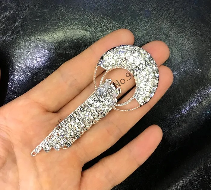 Серебристый металл комбинированный кнопка на застежке с прозрачной серого цвета