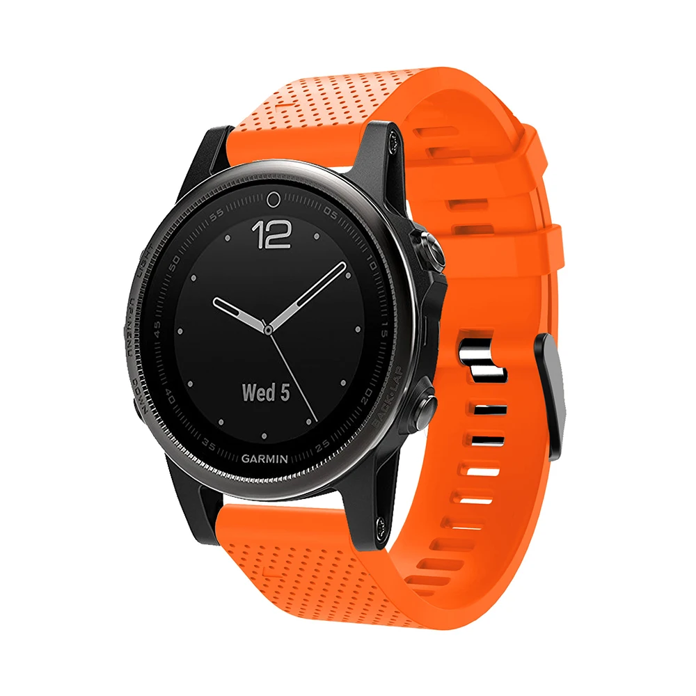 20 мм Ремешки для наручных часов Garmin Fenix 5S/5S Plus/6 S смарт часы быстро подходят мягкий