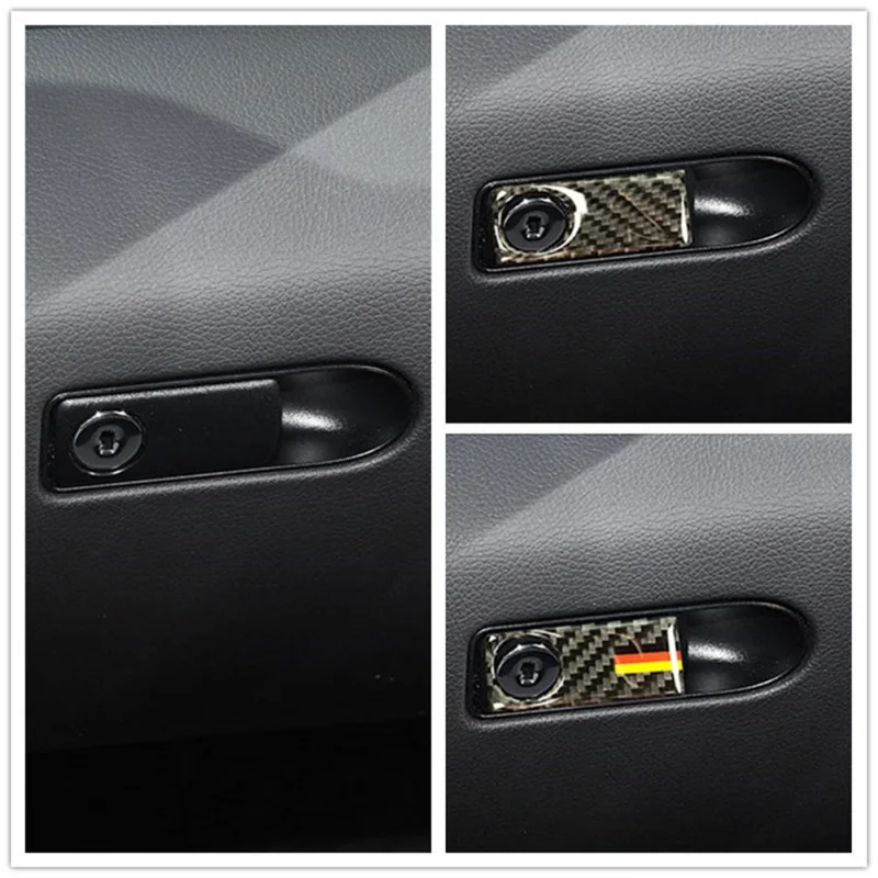 2019 углеродное волокно автомобильный контейнер для хранения ручка чаша