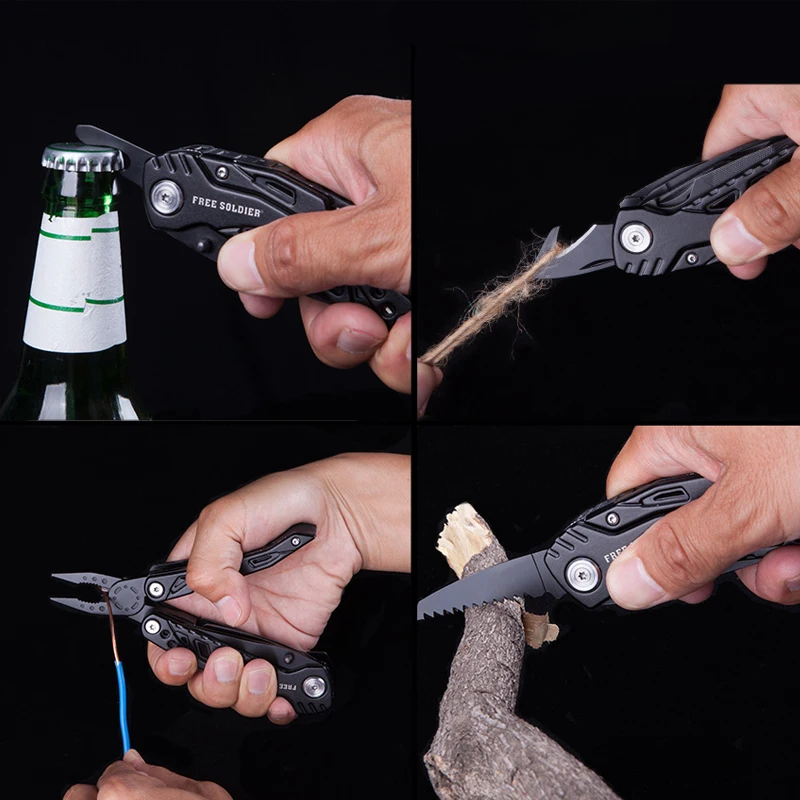 FREE SOLDIER outdoor sports tactical multifunctional folding combination EDC knife tool for survival camping|Уличные инструменты| |