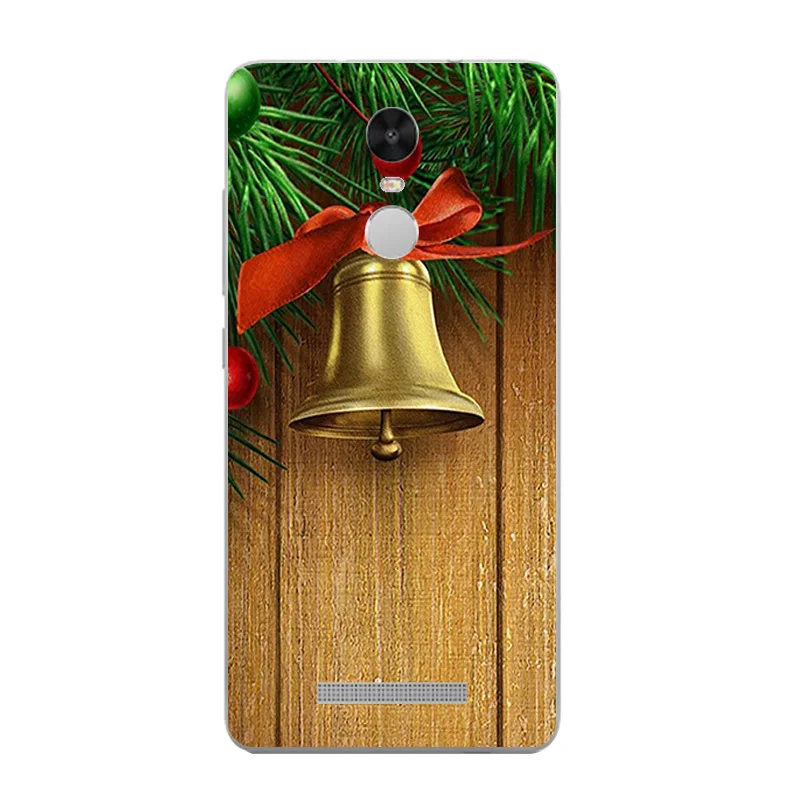 Для Xiaomi Redmi Note4 4X силиконовый чехол для телефона для Redmi Note3 задняя крышка тонкая для Hongmi note2 ТПУ Shell Рождеством шаблон