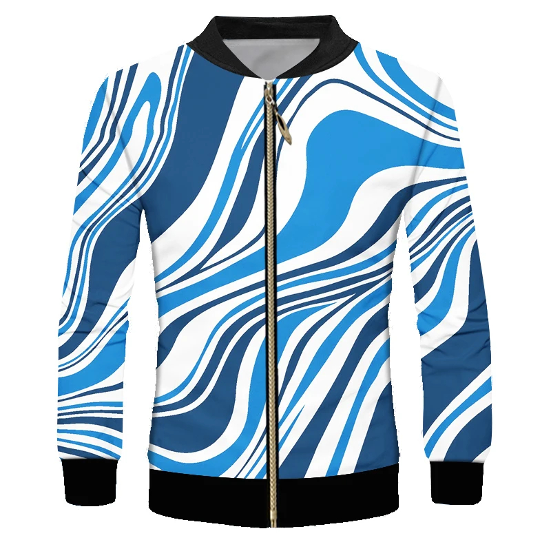 OGKB весенне осенняя повседневная куртка хип хоп карманы воротник стойка пальто