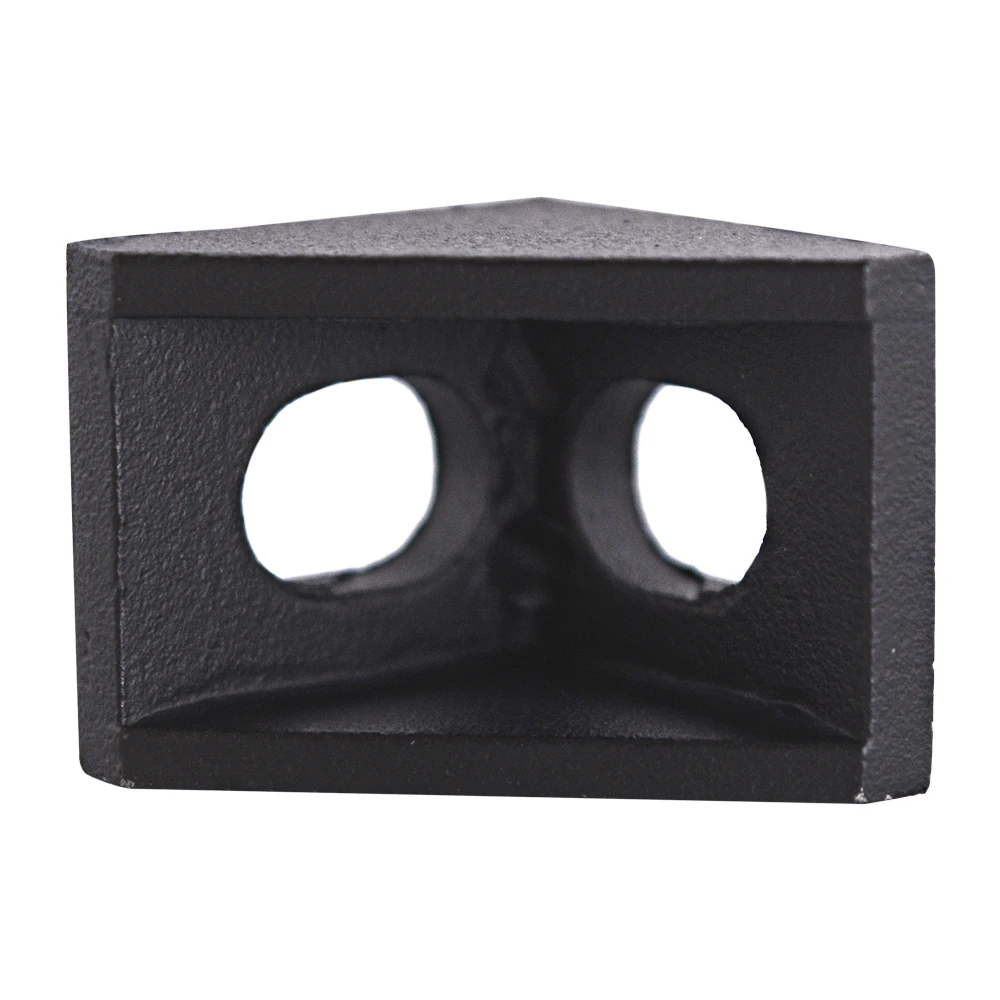 Черные алюминиевые Кронштейны 10 шт. алюминиевый экструзионный профиль серии