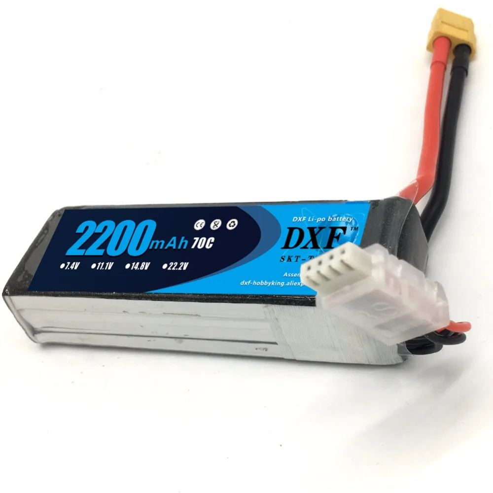 Dxf 3 S Lipo Батарея 11.1 В 2200 мАч 70C Max 140C RC Bateria для вертолет автомобилей Drone Акку БПЛА