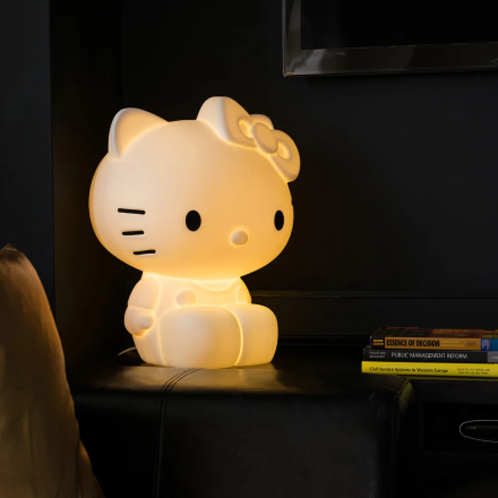 Kitty cat ночника детская спальня теплая прикроватные ЕС Plug ночь свет 46 см KT кот
