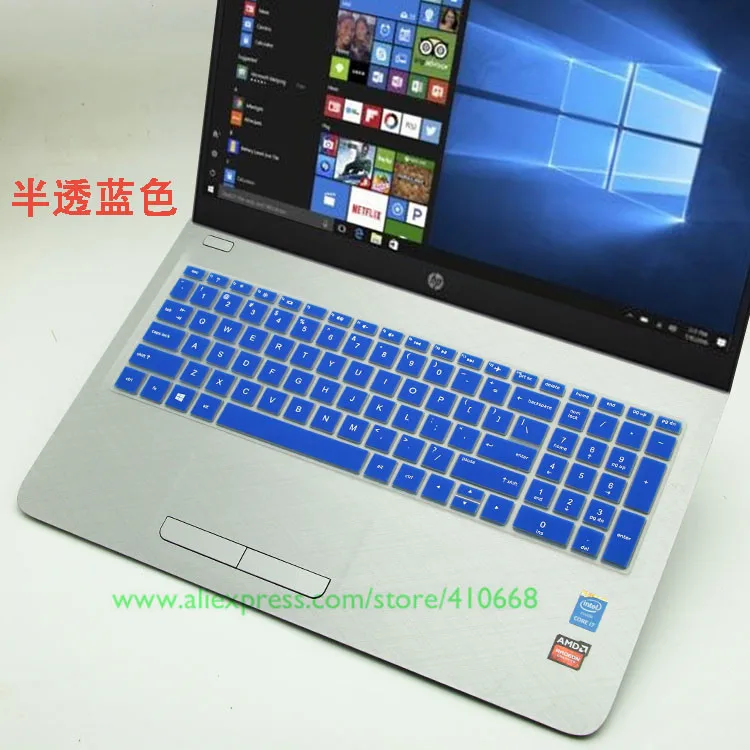 Blue 15 15,6 дюймов чехол для клавиатуры ноутбука протектор для hp pavilion ENVY x360 15-BP003TX 15-bp105TX 15,6 ''/X360 15-BP BQ серии - Цвет: Blue
