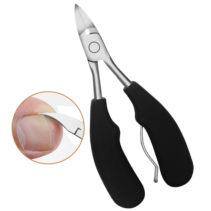 2Pcs/Set Single Springs Stainless Steel Nail Cuticle Nipper Clipper Toenail Scissor Dead Skin Remove Pedicure Tool BT60 | Красота и