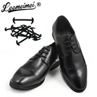 Шнурки унисекс эластичные силиконовые без завязывания, 4 см или 3 см, 12 шт.компл., кожаные шнурки для обуви