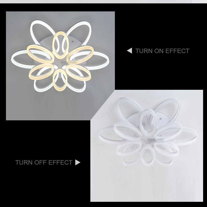 Современный СВЕТОДИОДНЫЙ Потолочный Светильник Белый Акриловые СВЕТОДИОДНЫЕ