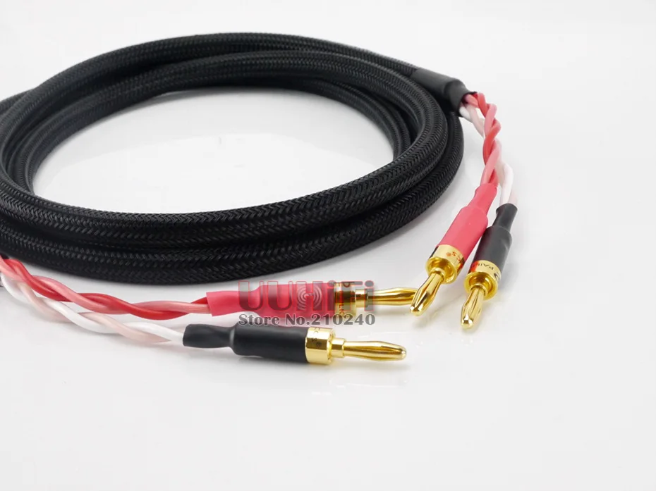 Рекомендую! Высокое качество Hi Fi банановый кабель для колонок/Canare DIY Аудио