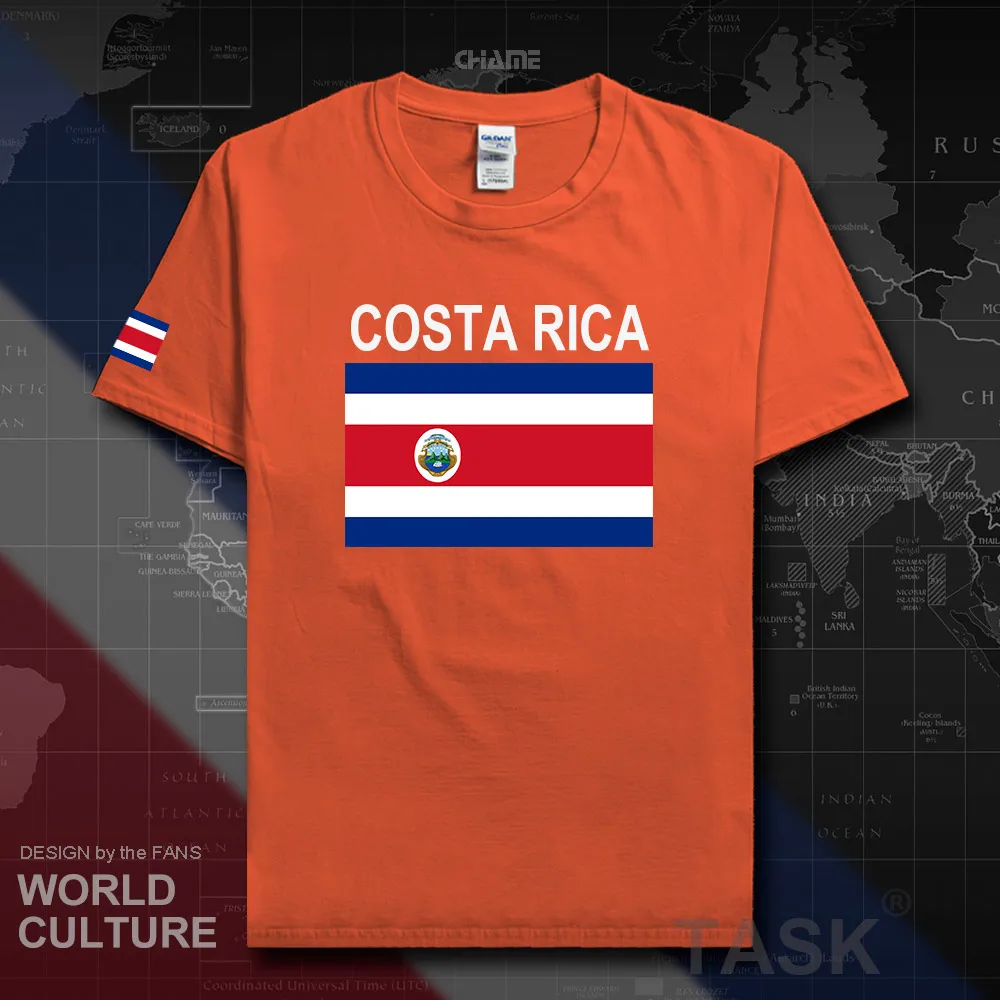 Мужская футболка Коста Рики 2017 Джерси национальной команды 100% хлопок футболки