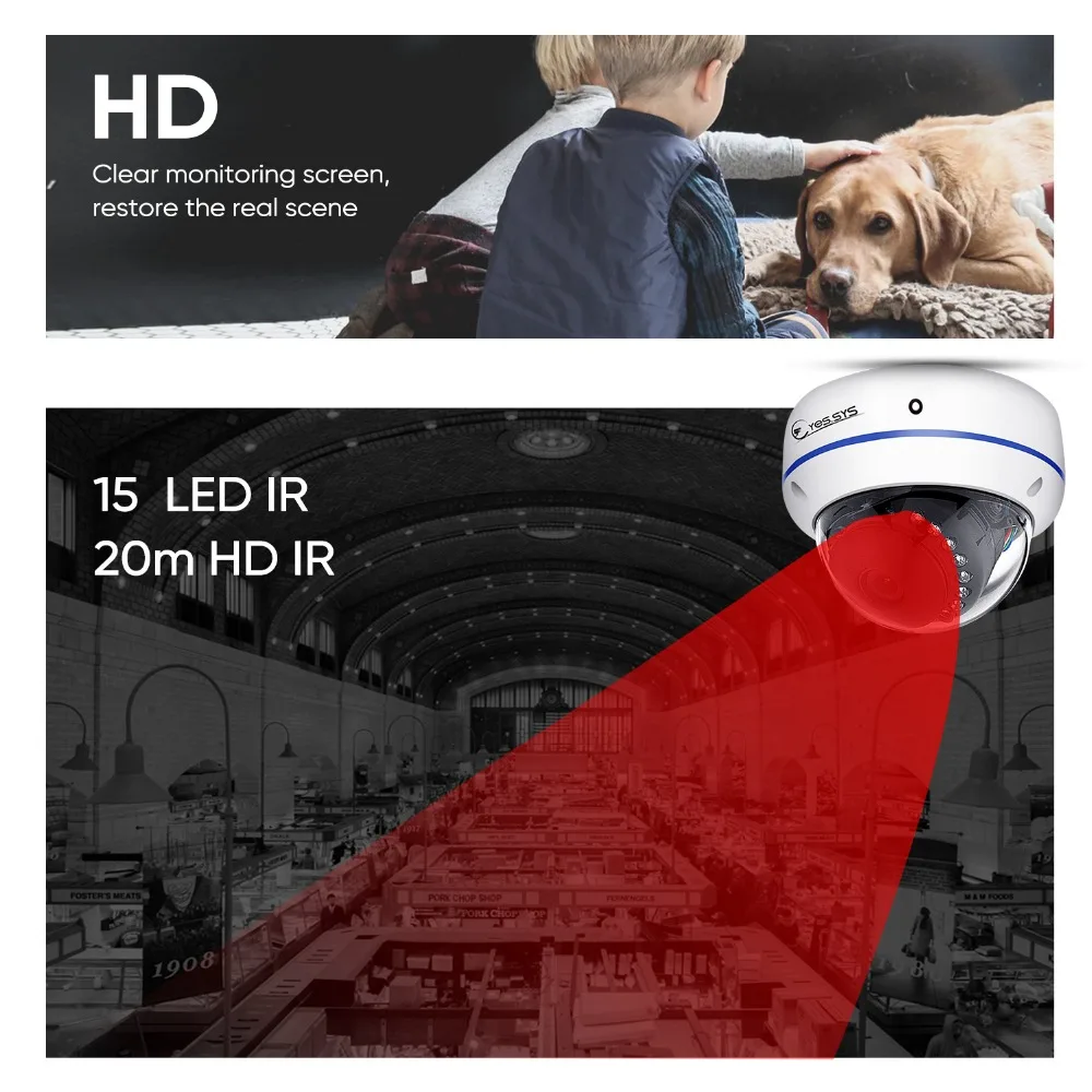 8CH CCTV Системы P2P Беспроводной 1080 P HD NVR 8 шт. 2.0MP открытый 15IR светодиодный