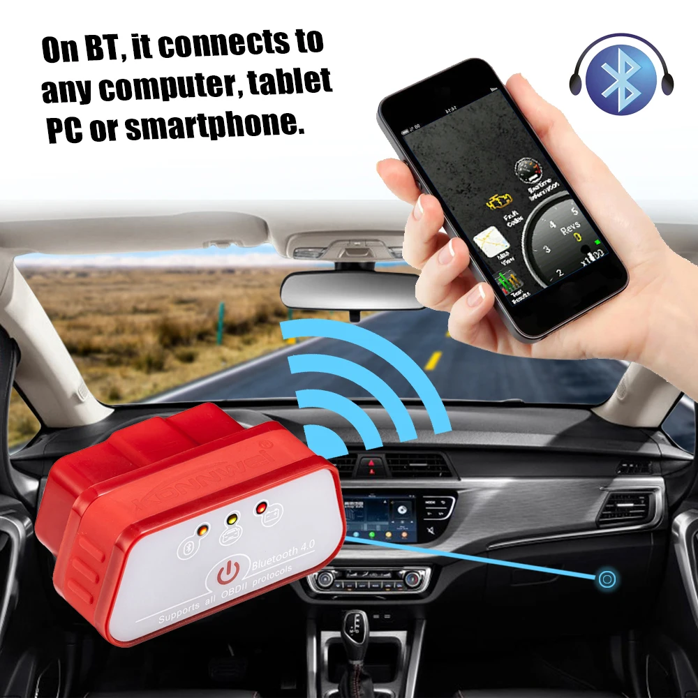 OBD2 BT 4 0 IOS автомобильный диагностический детектор неисправности сканер