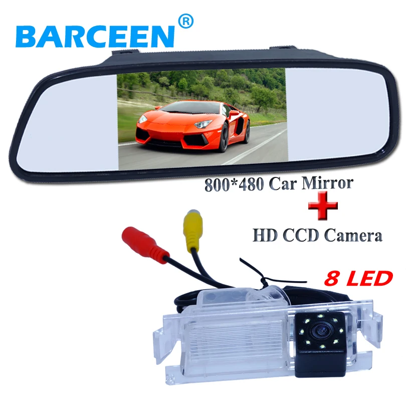 8 светодиодных ламп higest ночного видения автомобильная парковочная камера clore hd lcd