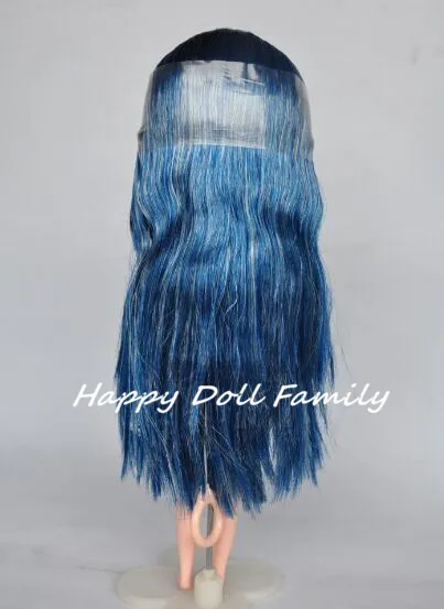 12&quot nude doll black-blue hair small defective | Игрушки и хобби