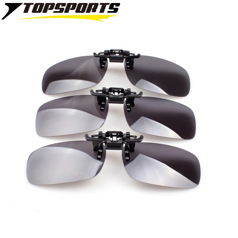 Солнцезащитные очки поляризационные UV400 для мужчин и женщин с клипсой дневное