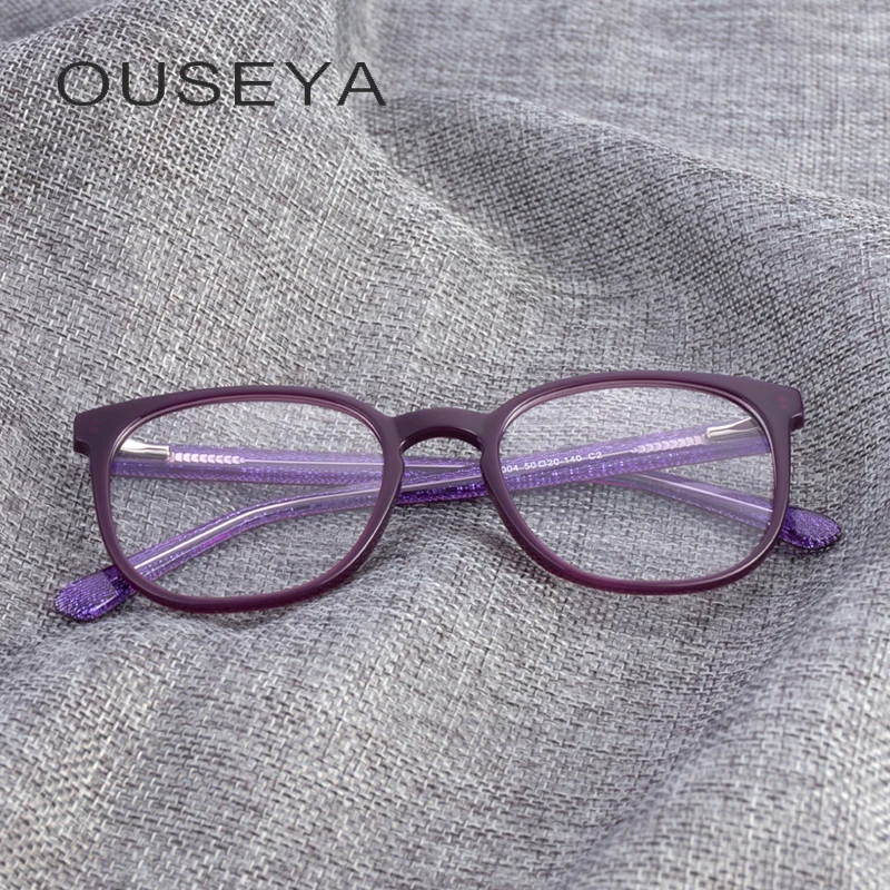 TR90 + ацетат Для женщин очки кадр бренда модельер оптических квадратных