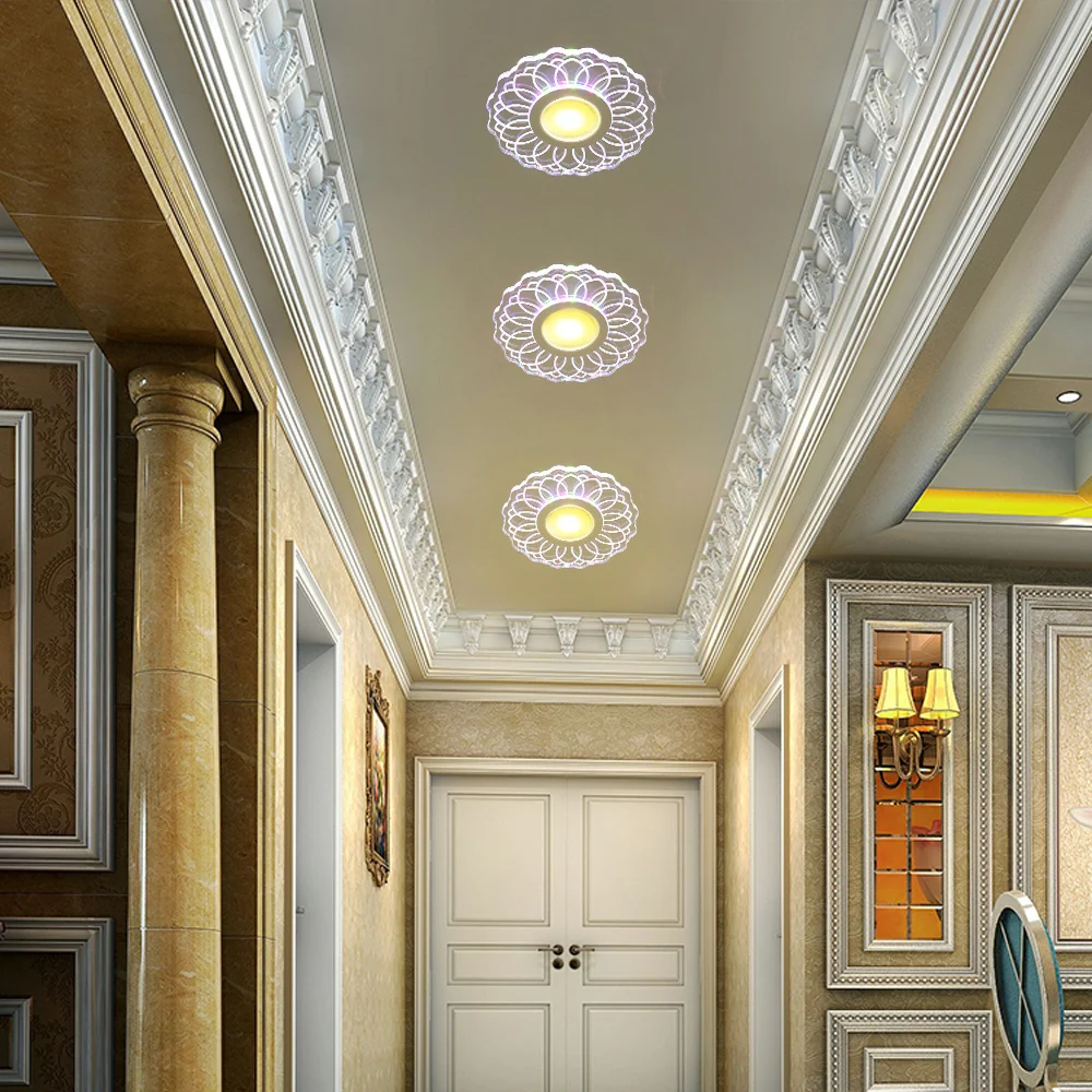 

8W 110/220V LED Ceiling Light COB SMD2835 640LM RGB Porch Lamp for Corridor Hallway Indoor Decor