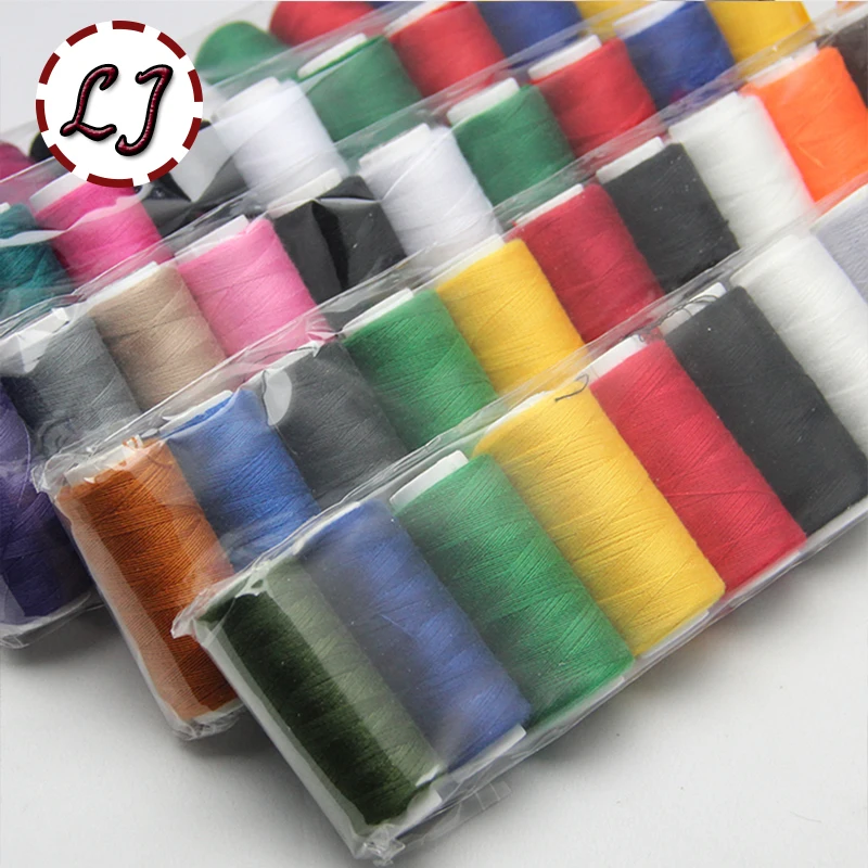 Новое высокое качество 10 шт./упак. Смешанные цвета 200 ярдов нить для вышивки из