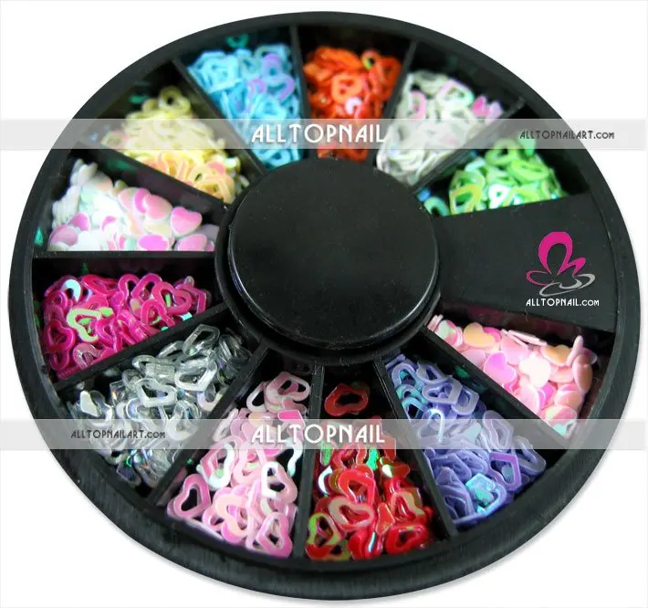 3D дизайн ногтей блестящие формы Профессиональная фотография 12 цветов голограмма