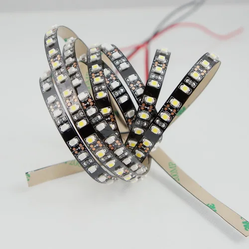 SMD3528 ИК инфракрасный 850nm 940nm гибкие светодиодный ленты 120 светодиодный s на метр ИК светодиодный лента с черно-белым фоном