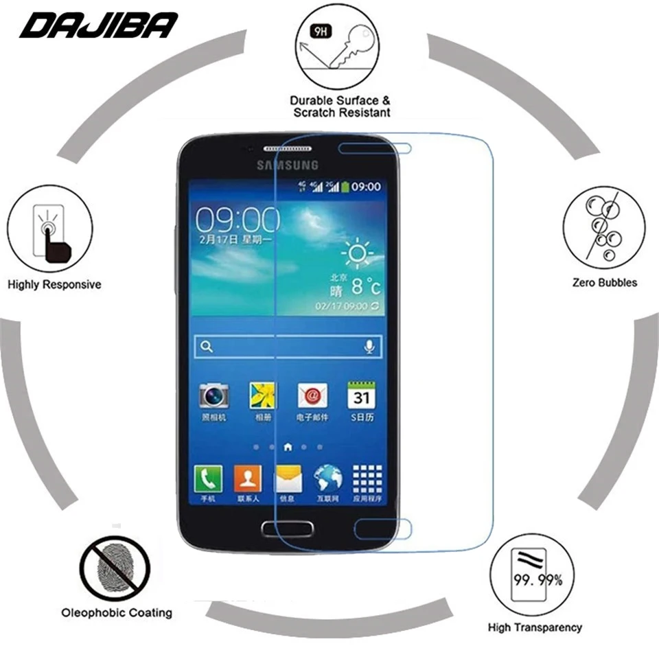 Для Samsung G386F G3518 4G 2.5D 9H закаленное стекло для экрана с защитой от царапин Galaxy Core LTE