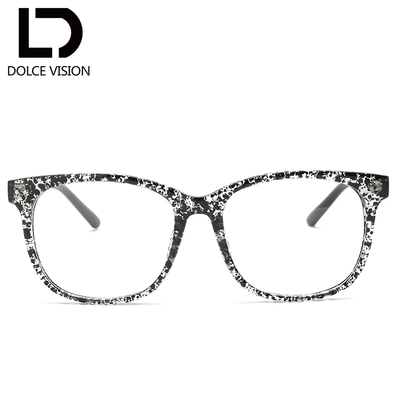 Мужские и женские очки в оправе с заклепками прозрачными линзами от