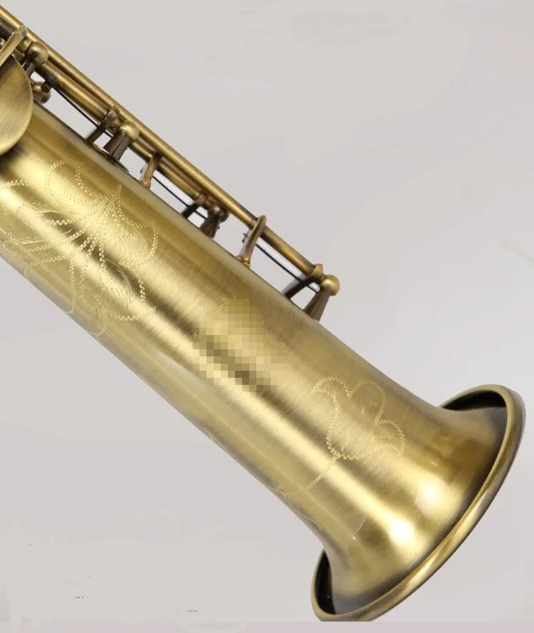 Afanti музыка Bb тон/латунный корпус/Бронзовый сопрано саксофон (ASE 935)|soprano saxophone|saxophone