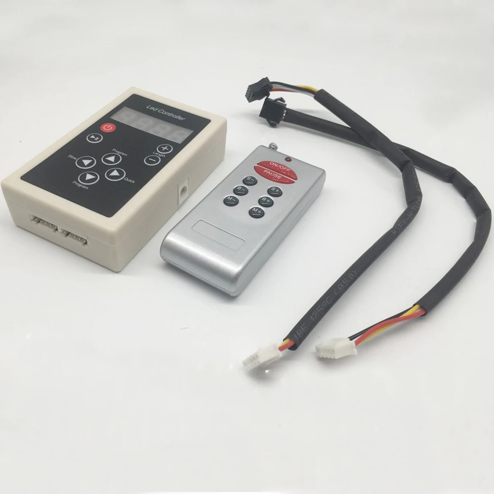 5 м RGB dream magic Светодиодная лента DC12V 6803 IC IP67 водонепроницаемая светодиодная лента 5050 SMD 150 светодиодный гибкий светильник+ 133 программа RF контроллер