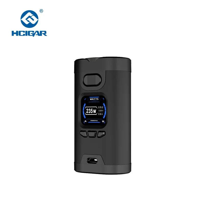 Оригинальный Hcigar Wildwolf 235 Вт TC коробка Mod Vape электронная сигарета испаритель