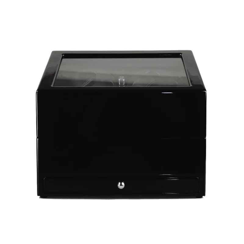 Winder для 8 автоматических часов деревянный ящик хранения с мотором MABUCHI | Наручные